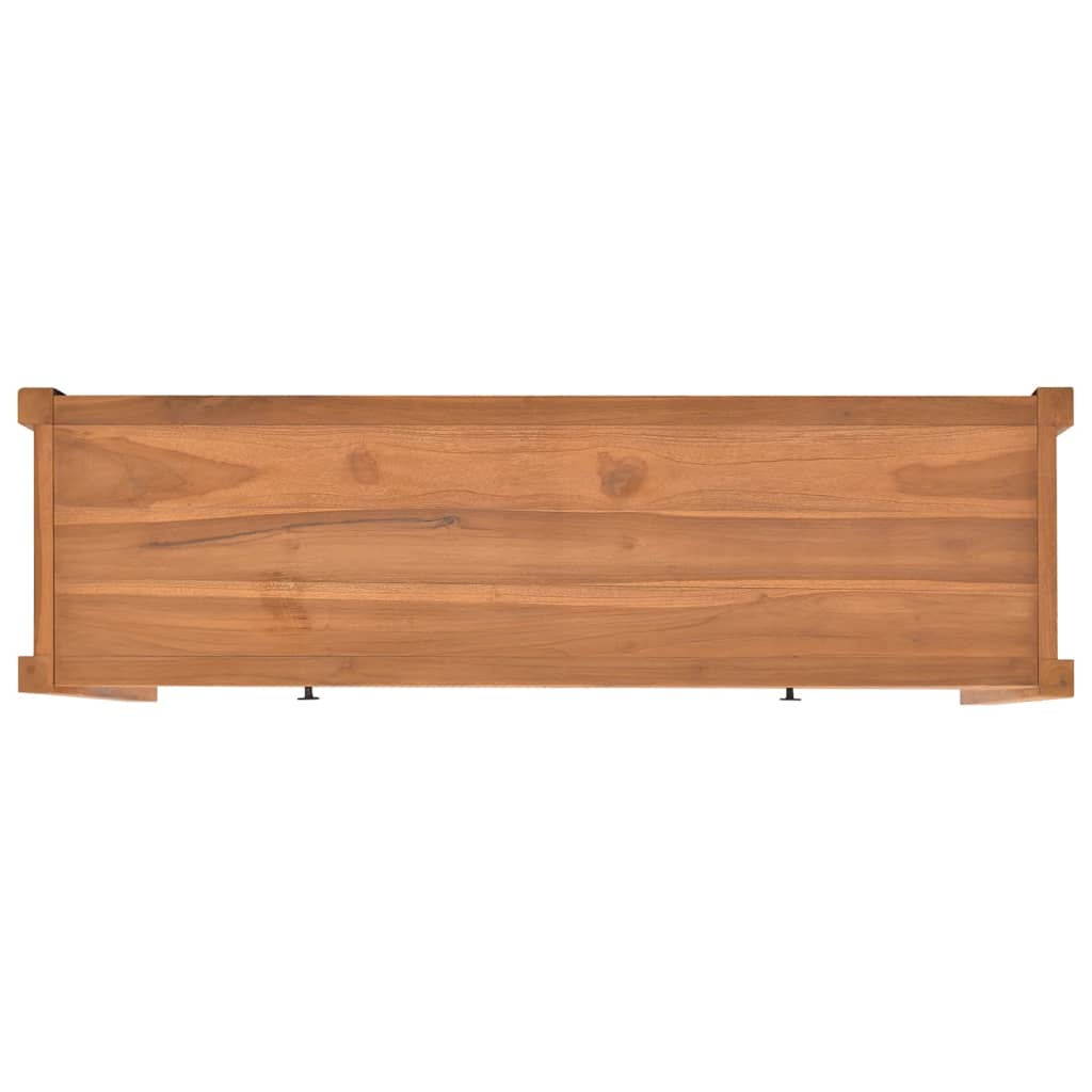 vidaXL Bureau avec tiroirs 120x40x75 cm bois de teck solide