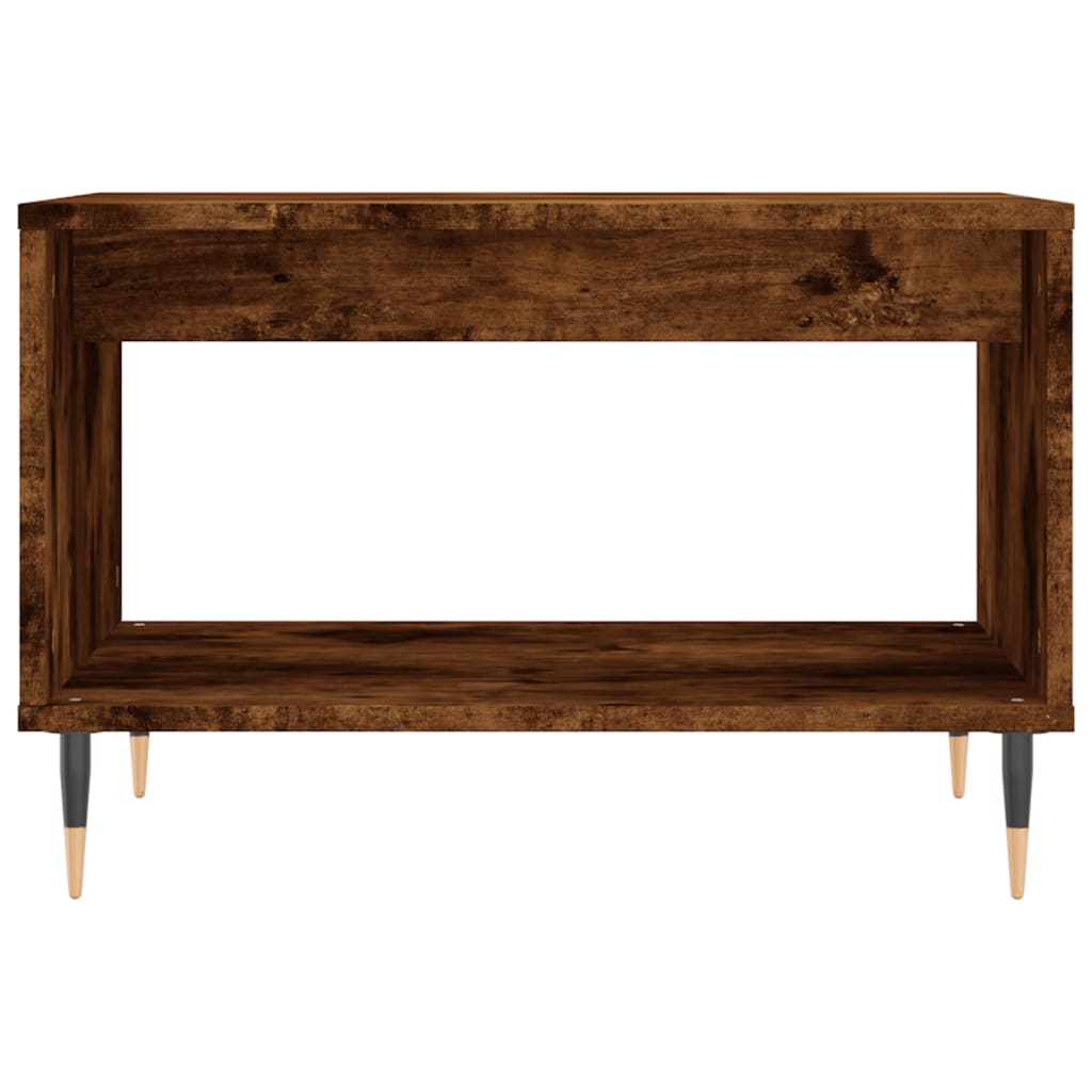 vidaXL Table basse chêne marron 60x50x40 cm bois d'ingénierie