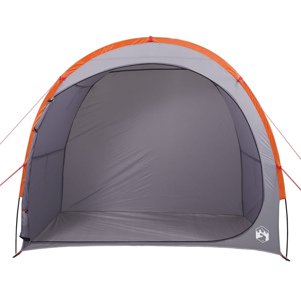 vidaXL Tente de rangement gris et orange imperméable