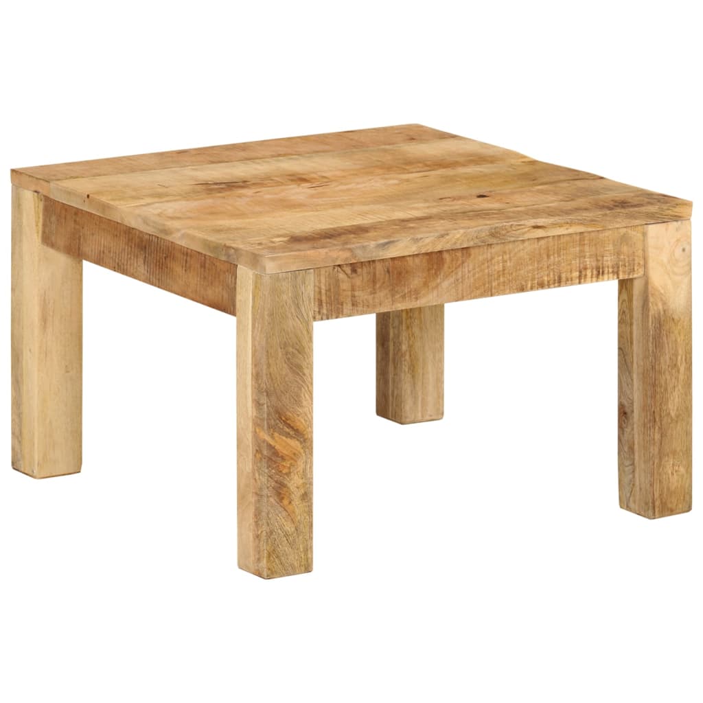 vidaXL Table basse 55x55x35 cm Bois de manguier massif