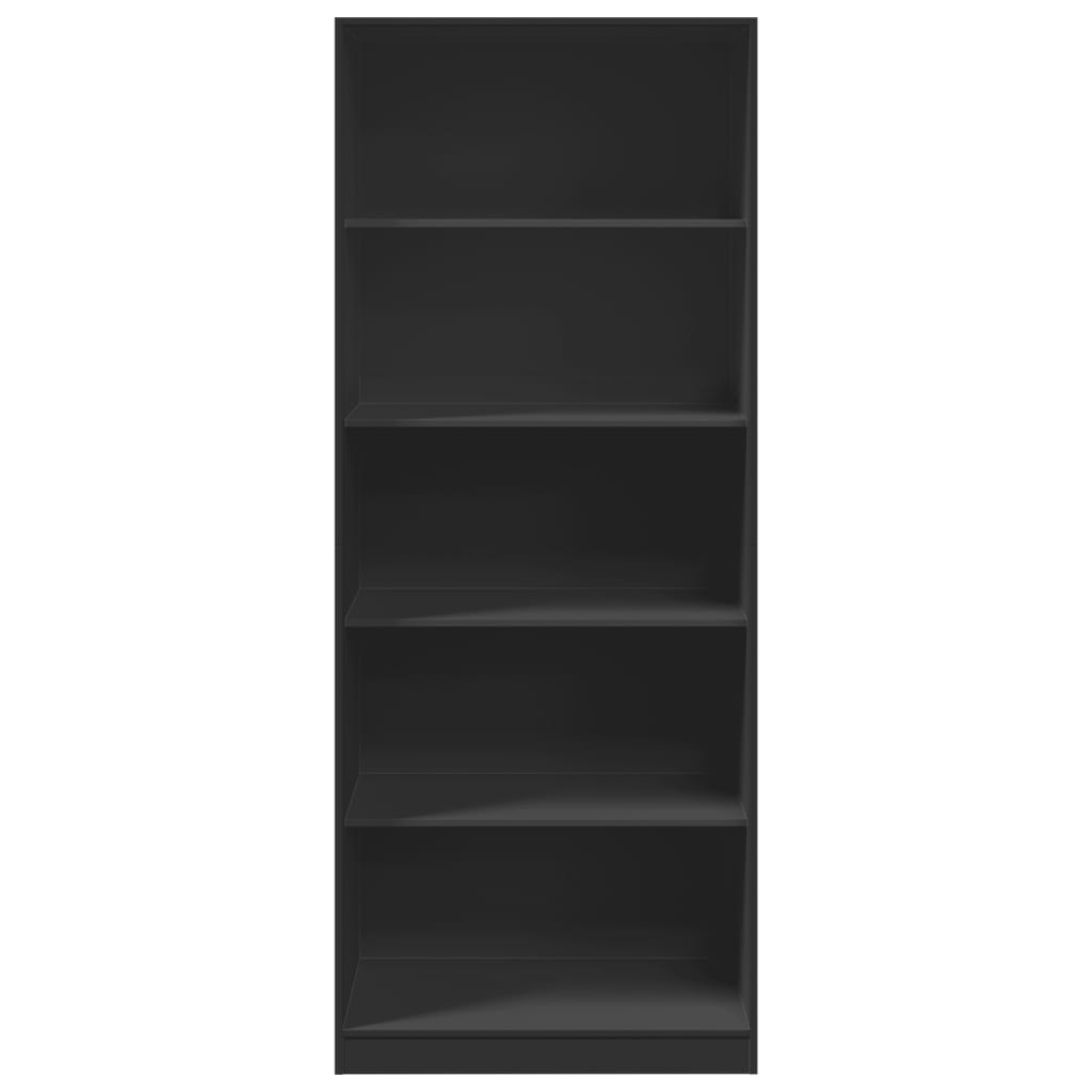 vidaXL Garde-robe noir 80x50x200 cm bois d'ingénierie