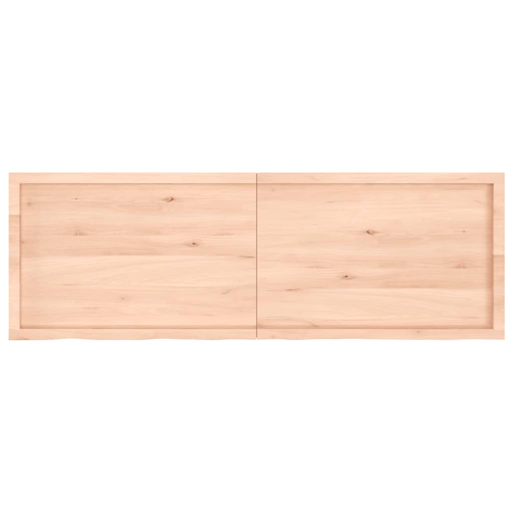 vidaXL Dessus de table 180x60x(2-6) cm bois de chêne massif non traité