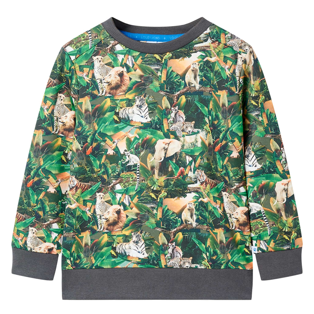 Sweatshirt pour enfants vieux pétrole 92