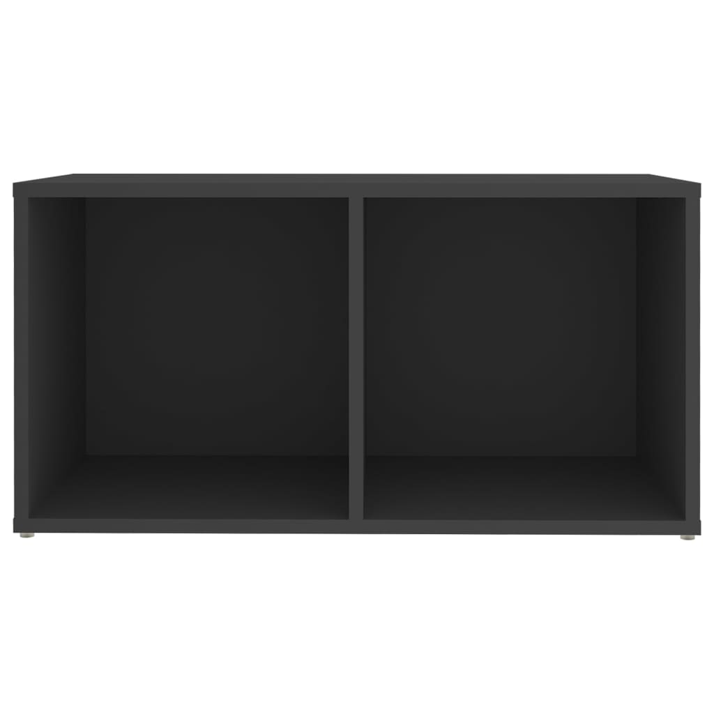 vidaXL Meuble TV gris 72x35x36,5 cm bois d’ingénierie