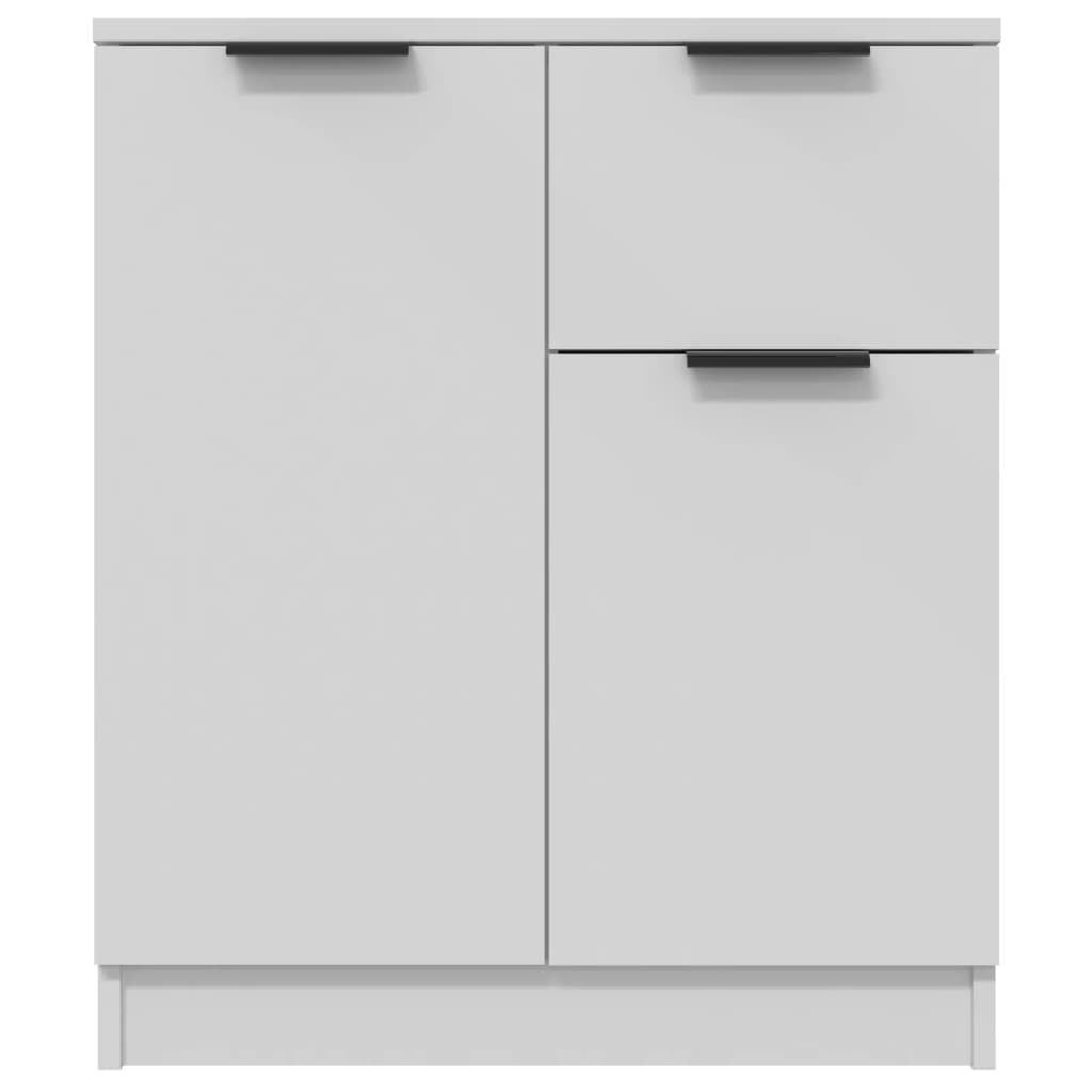 vidaXL Buffets 2 pcs blanc 60x30x70 cm Bois d'ingénierie