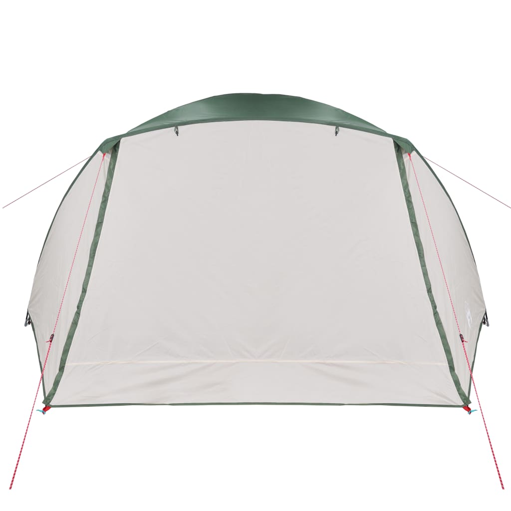 vidaXL Tente de camping avec porche 4 personnes vert imperméable