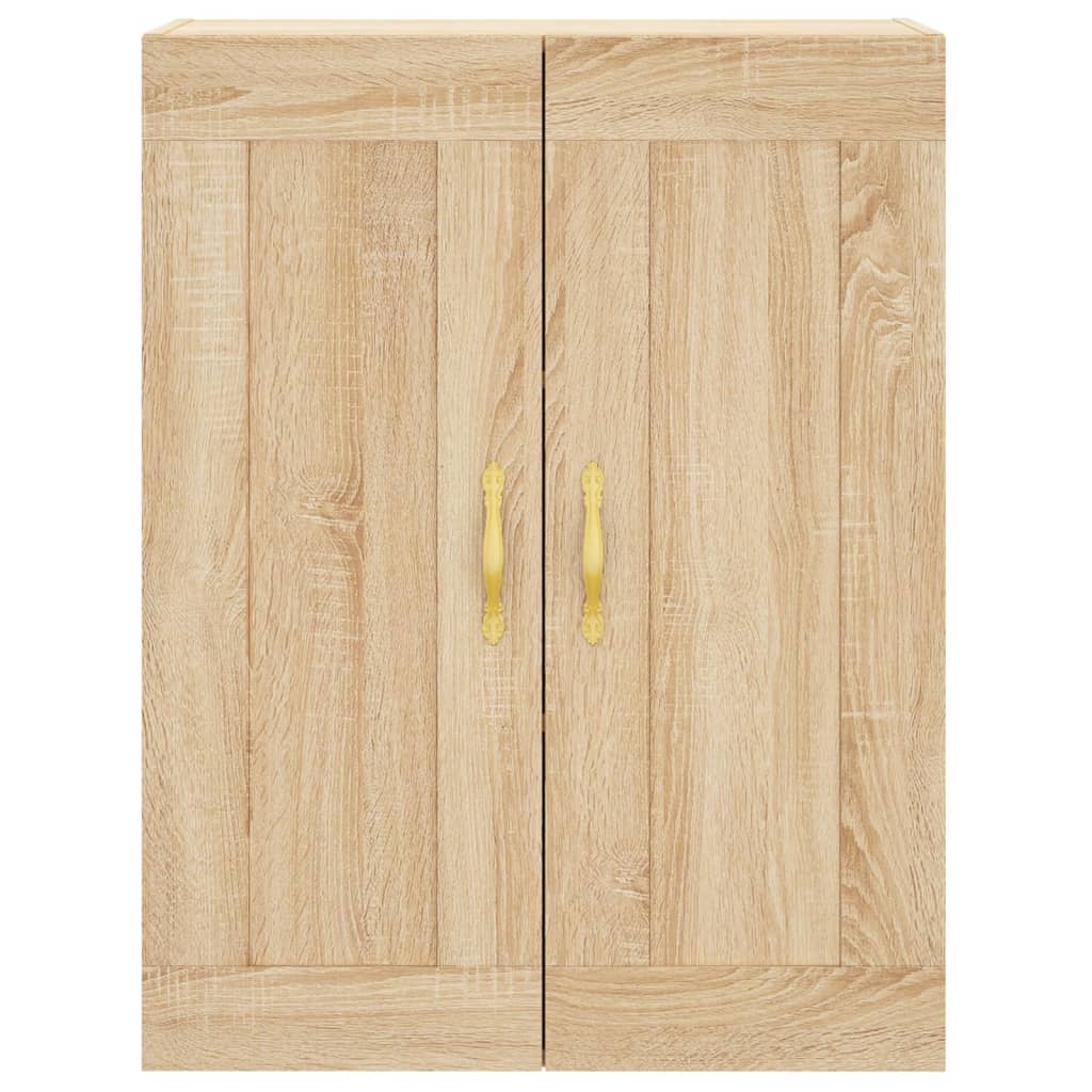 vidaXL Buffet haut Chêne sonoma 69,5x34x180 cm Bois d'ingénierie