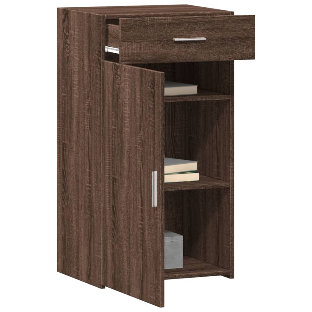 vidaXL Buffet chêne marron 50x42,5x93 cm bois d'ingénierie