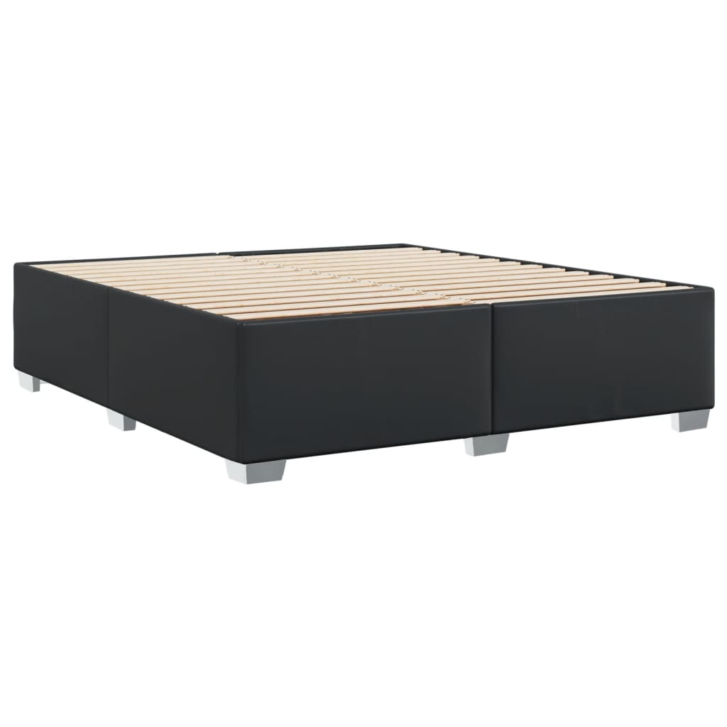 vidaXL Cadre de lit sans matelas noir 180x200 cm similicuir