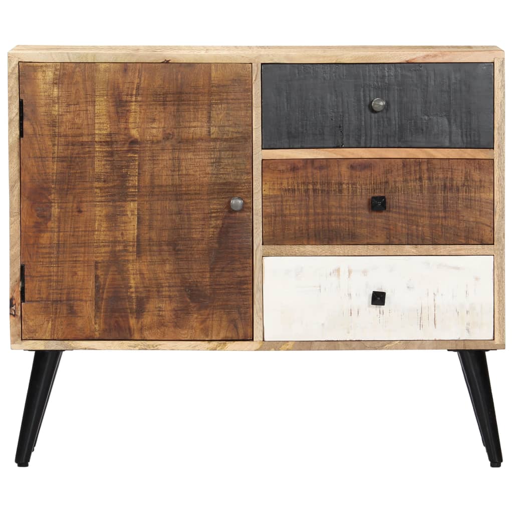 vidaXL Buffet 88x30x73 cm Bois de manguier massif