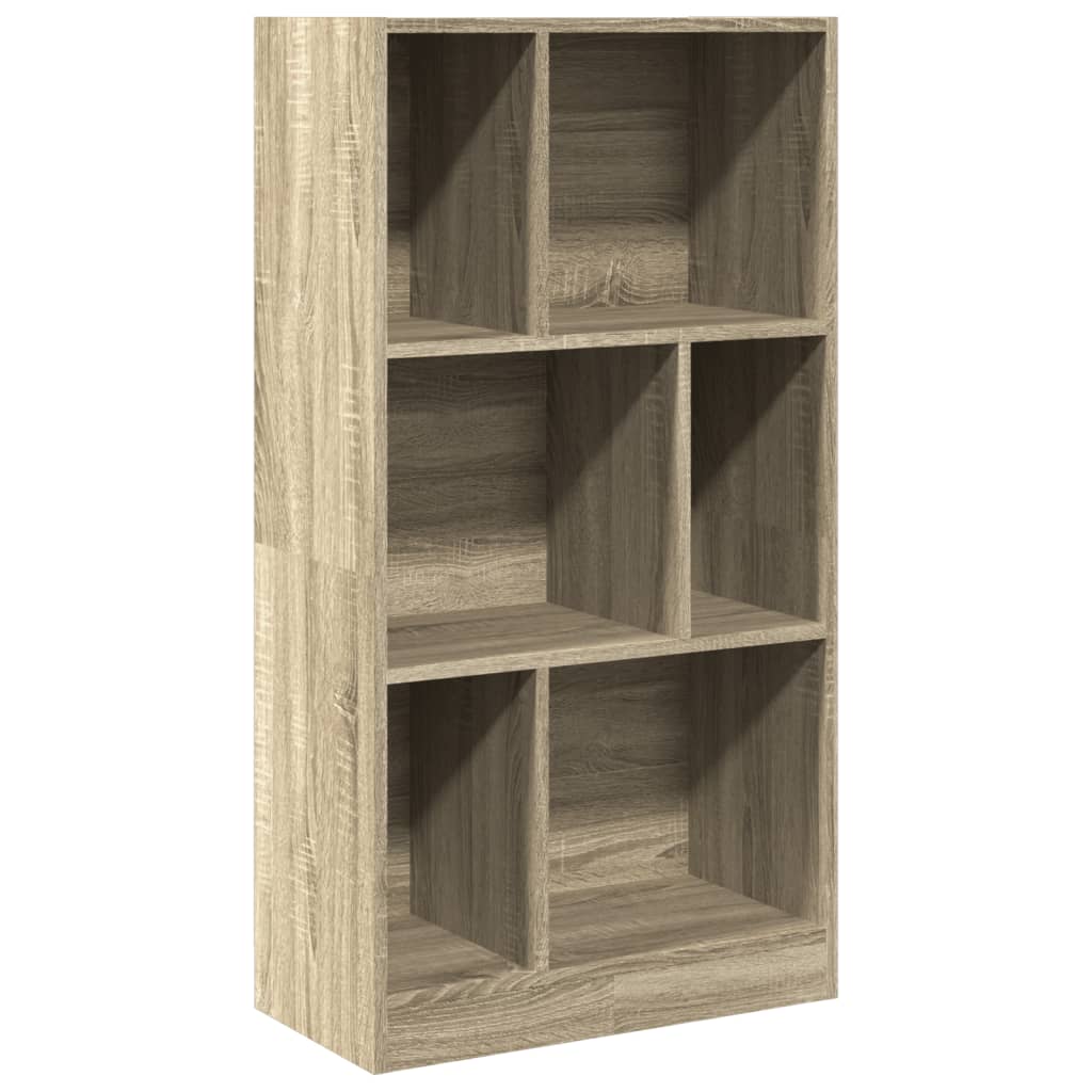 vidaXL Bibliothèque chêne sonoma 57x28,5x107,5 cm bois d'ingénierie