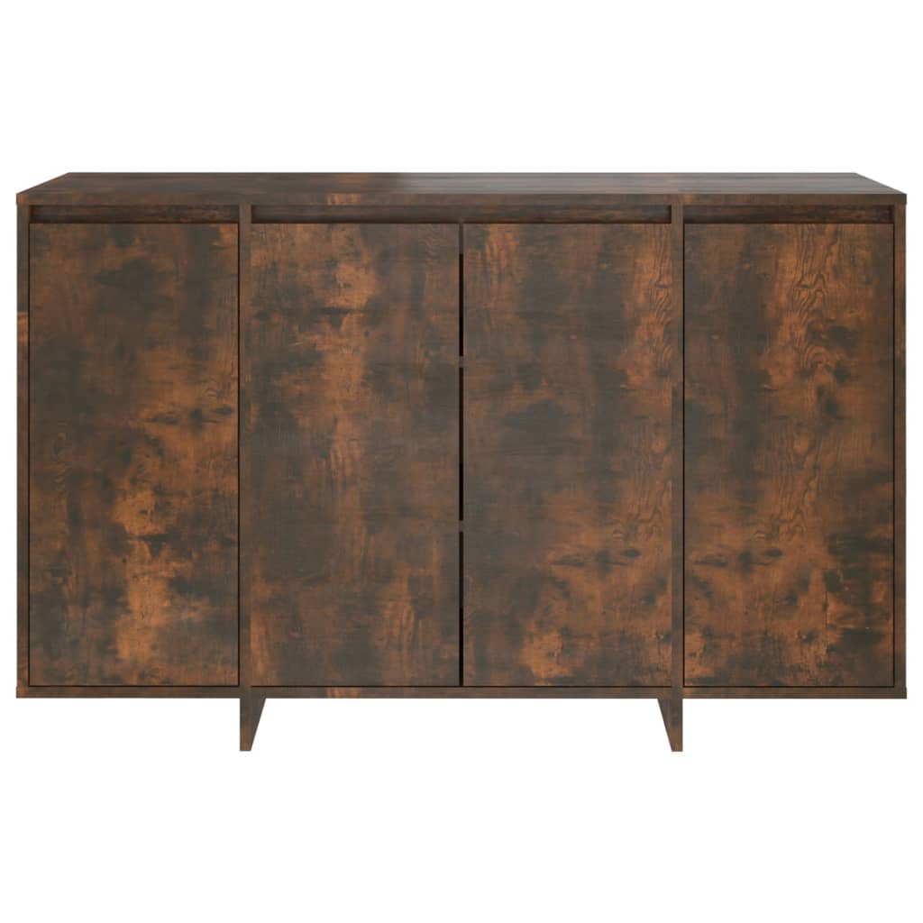 vidaXL Buffet chêne fumé 120x41x75 cm bois d'ingénierie