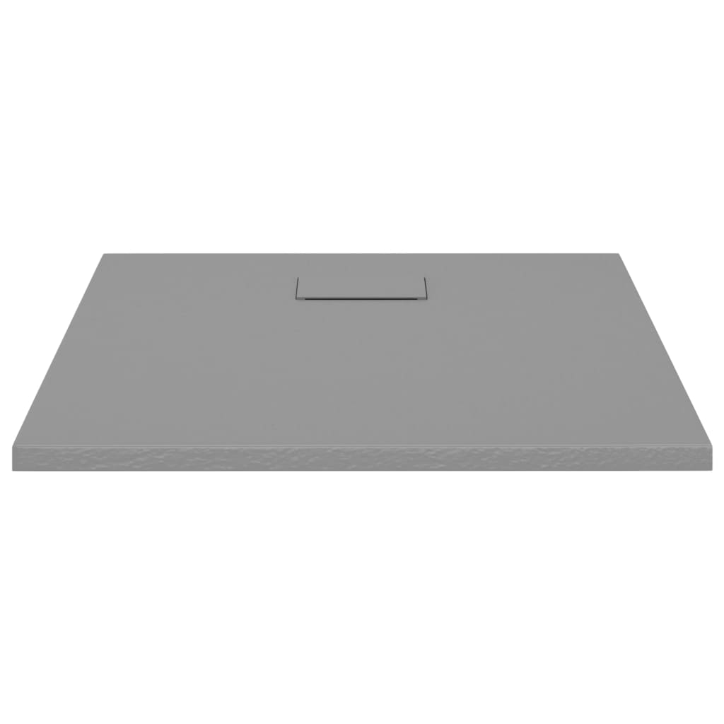 vidaXL Receveur de douche SMC Gris 80x80 cm