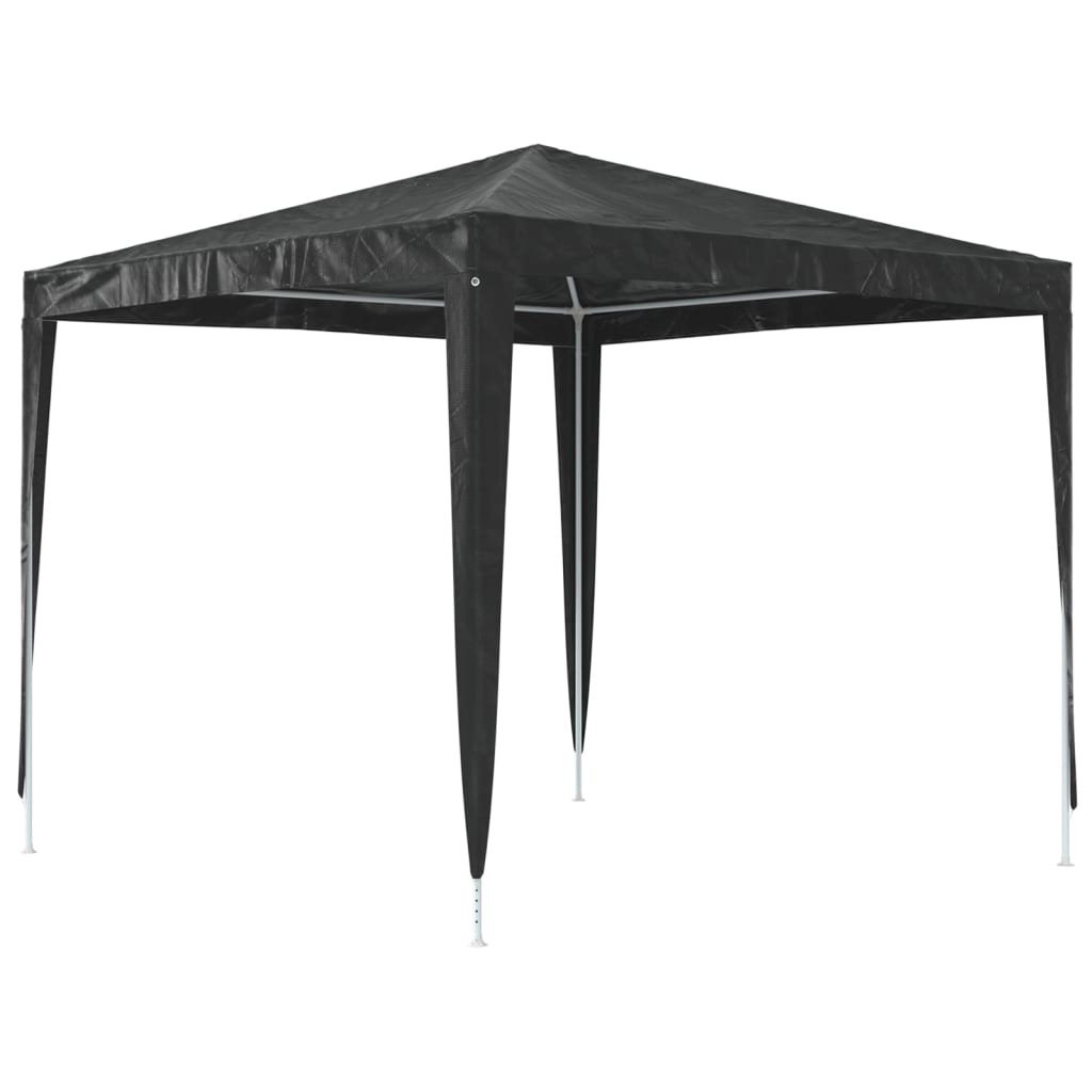 vidaXL Tente de réception professionnelle 2,5x2,5 m Anthracite 90 g/m²