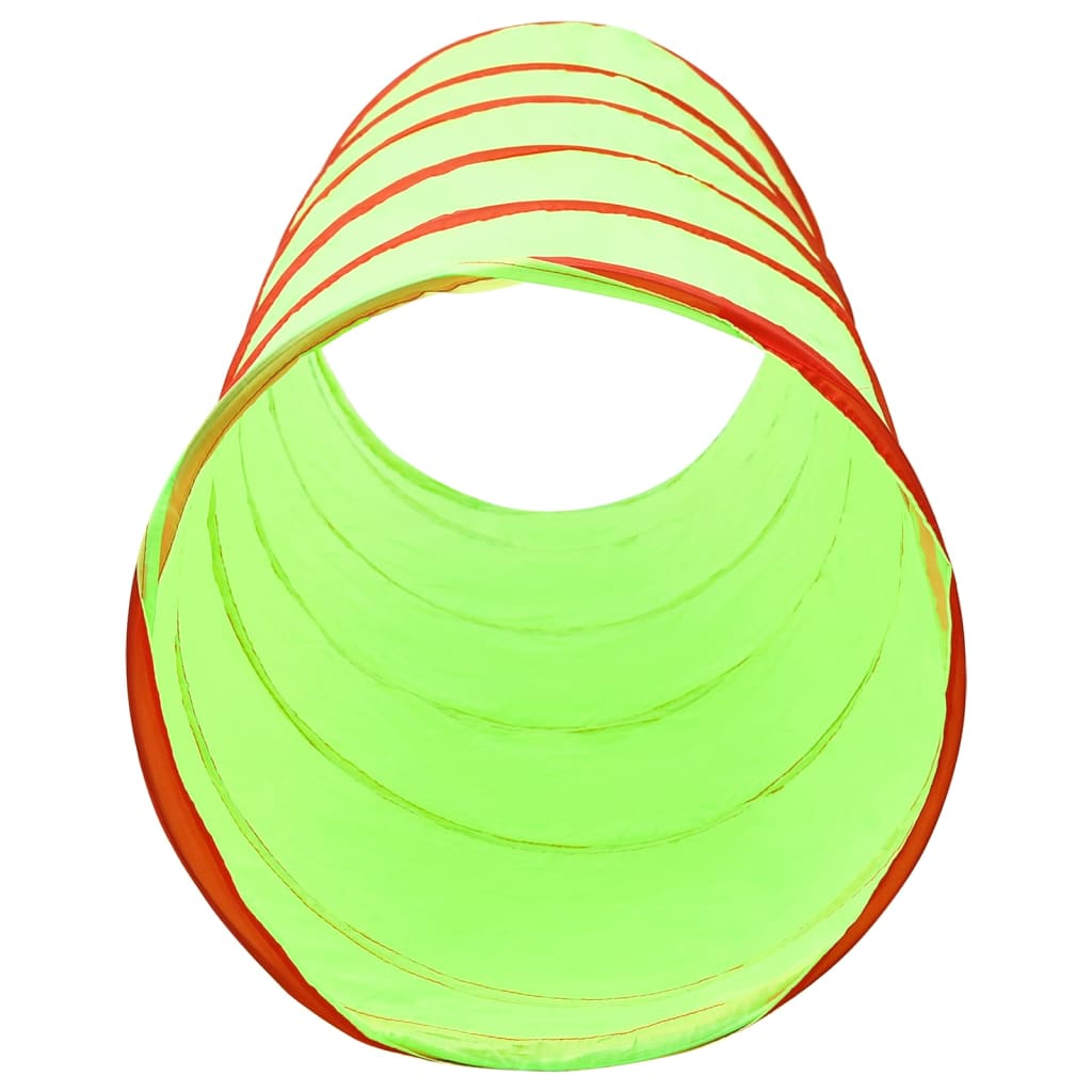 vidaXL Tunnel de jeu pour enfants avec 250 balles Vert 175cm Polyester