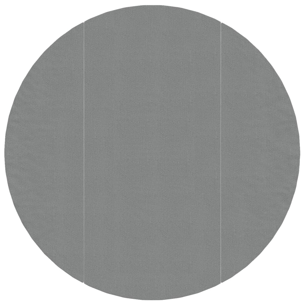 vidaXL Bâche de piscine gris clair Ø306 cm géotextile polyester