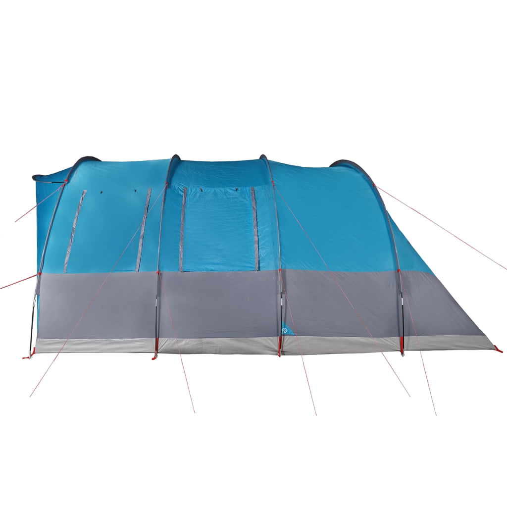 vidaXL Tente de camping tunnel 5 personnes bleu imperméable