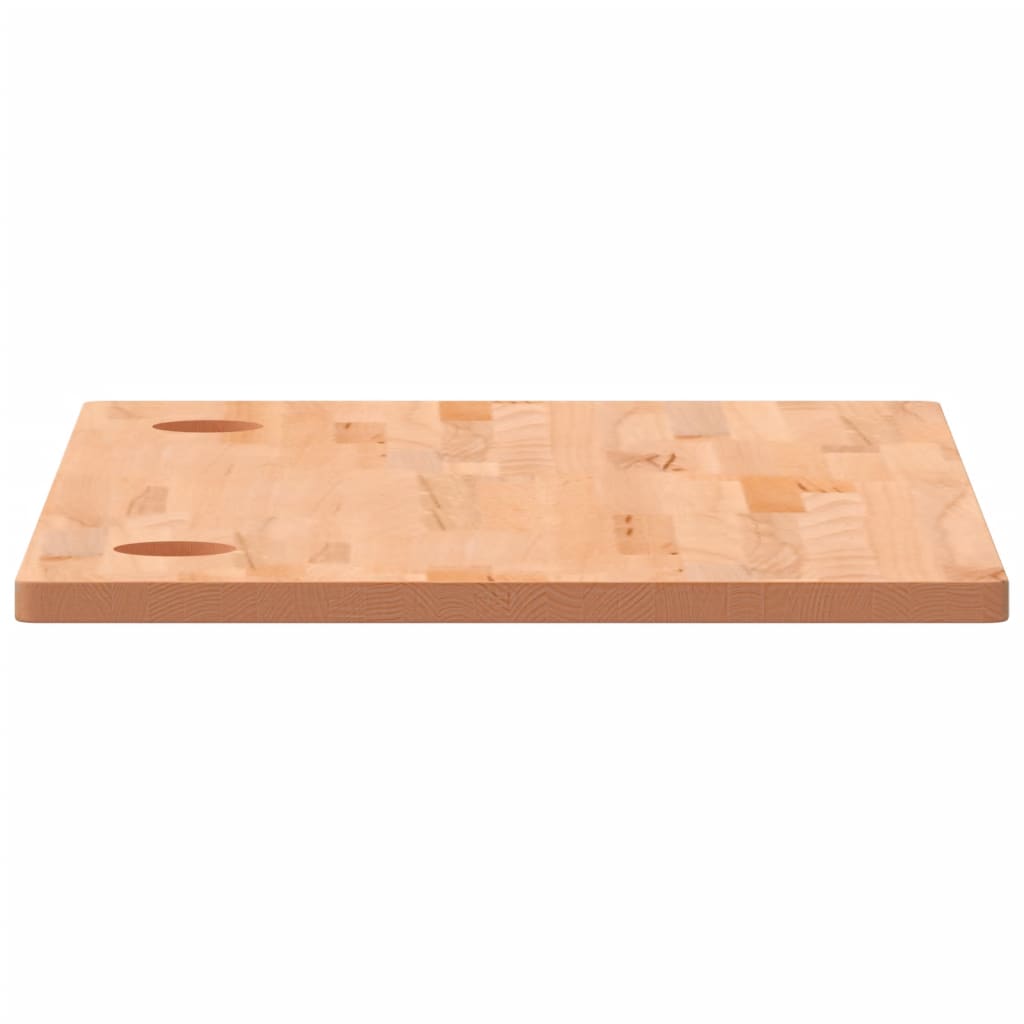 vidaXL Dessus de bureau 110x60x2,5 cm bois massif de hêtre