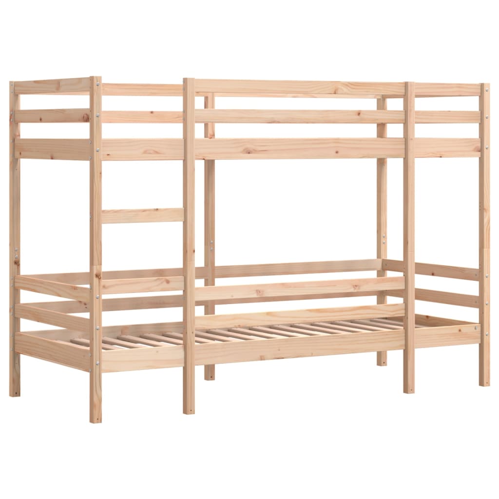 vidaXL Lit superposé sans matelas 90x190 cm bois de pin massif