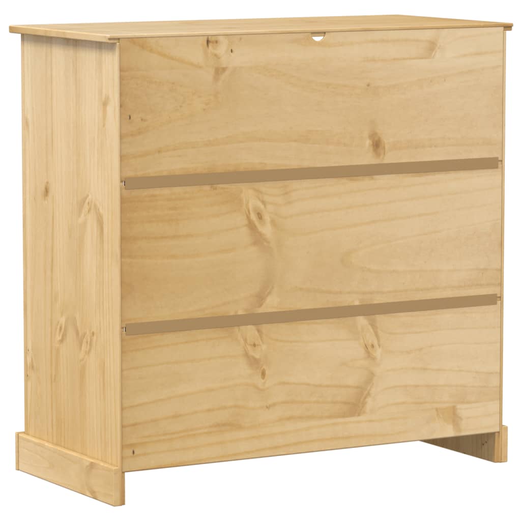 vidaXL Armoire à vin Corona 107,5x51x105,5 cm bois de pin massif