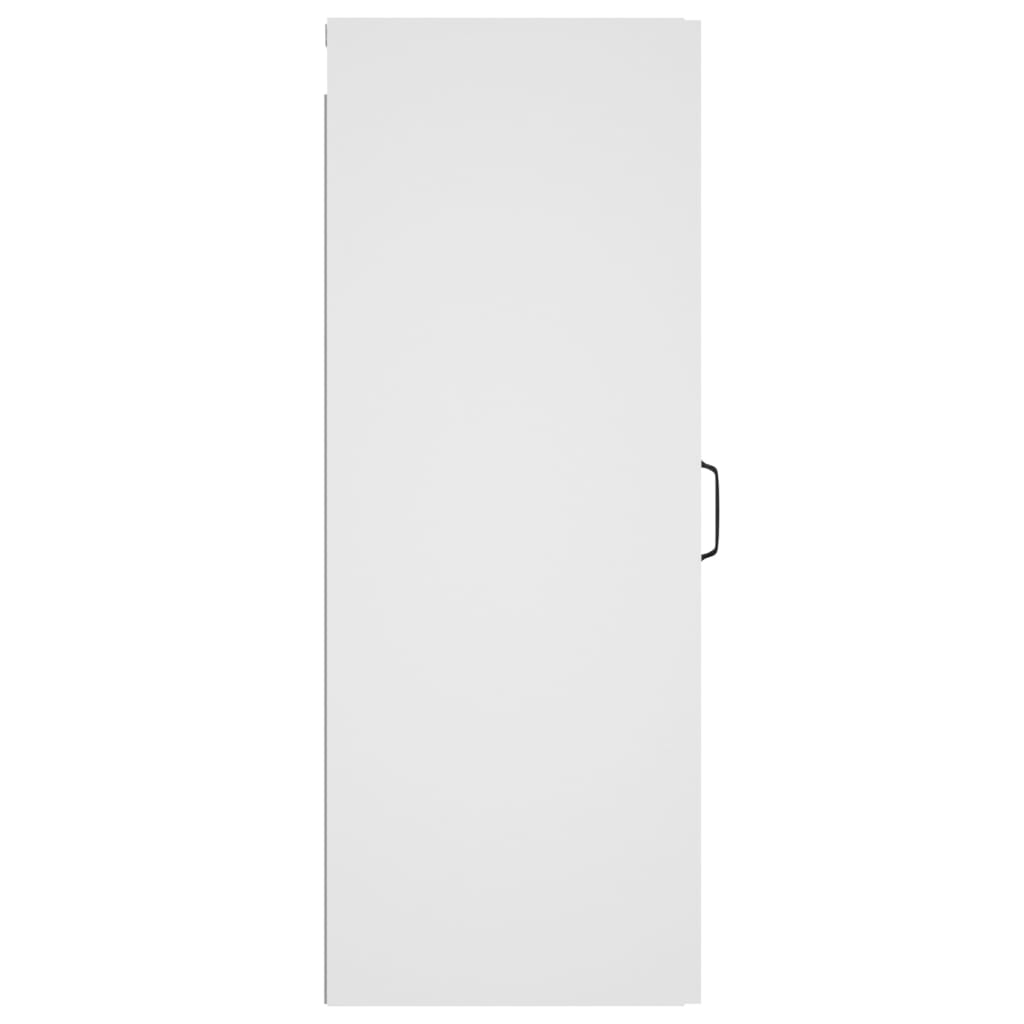 vidaXL Armoire murale suspendue Blanc 34,5x34x90 cm Bois d'ingénierie