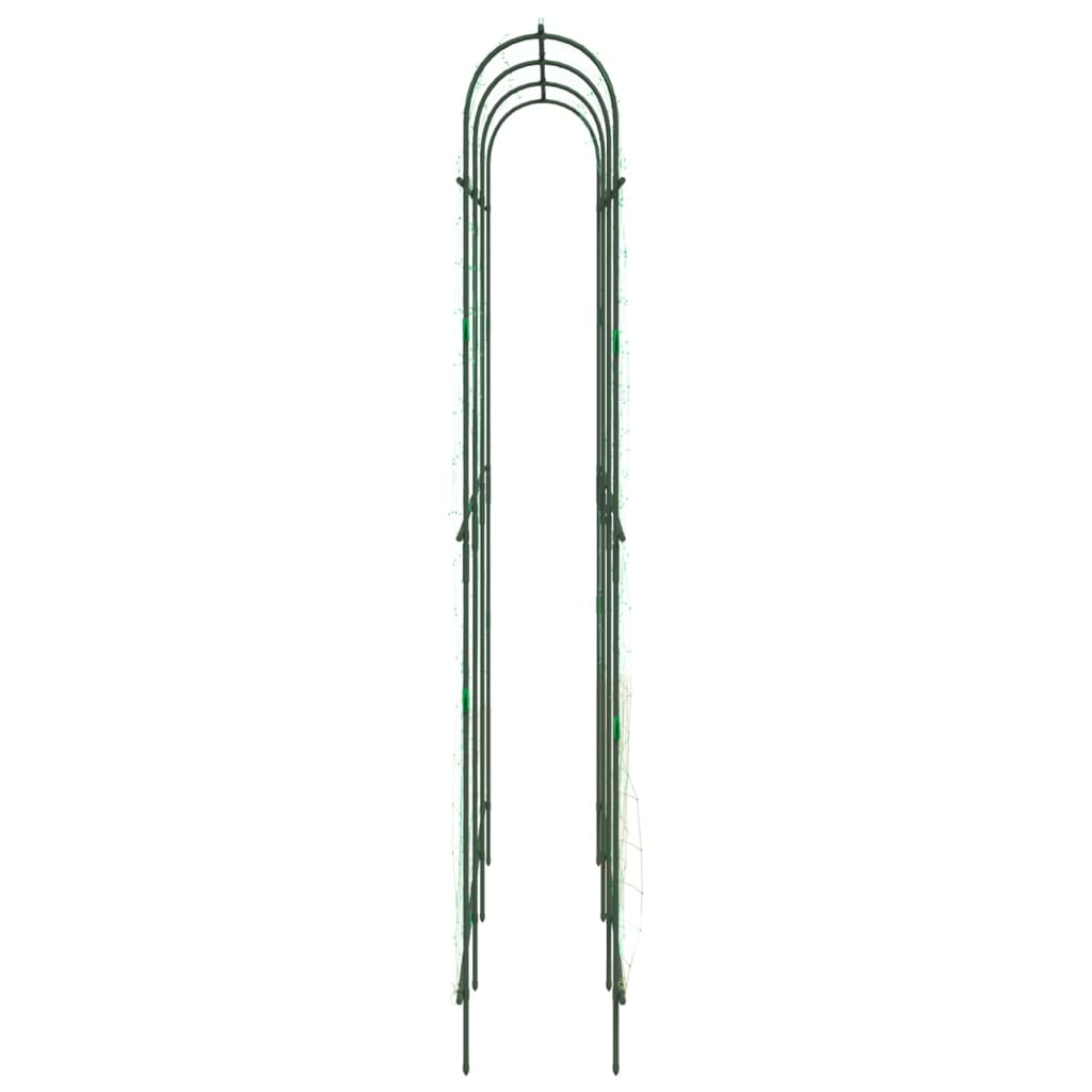 vidaXL Treillis de jardin pour plantes grimpantes forme de U acier