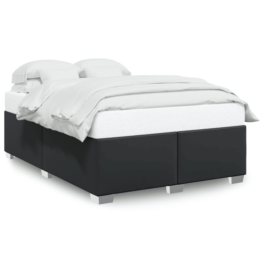 vidaXL Cadre de lit sans matelas noir 160x200 cm similicuir