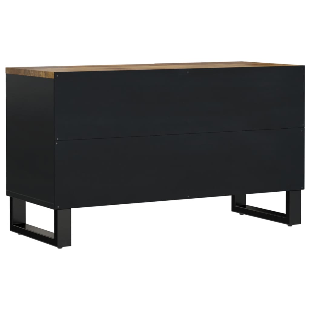 vidaXL Meuble TV 80x33x46 cm bois de manguier et d'ingénierie