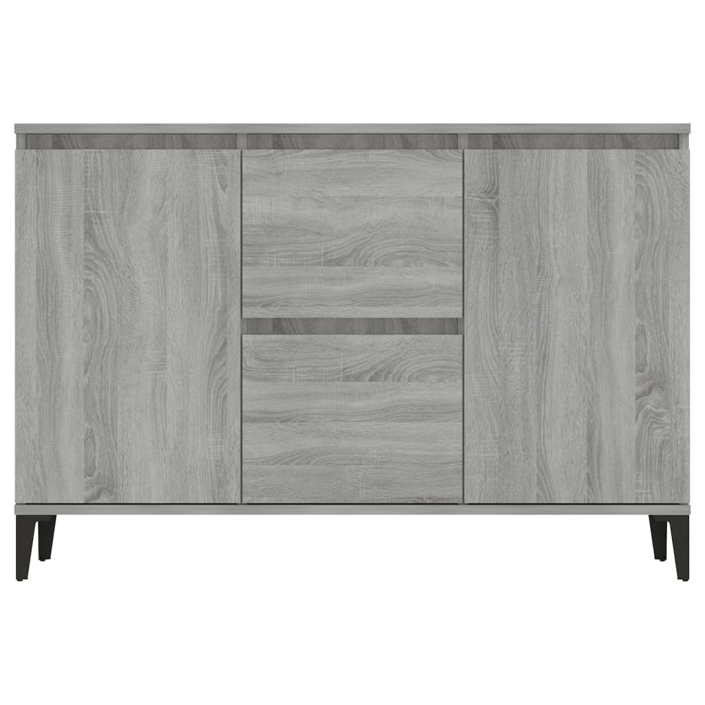 vidaXL Buffet Sonoma gris 104x35x70 cm Bois d'ingénierie