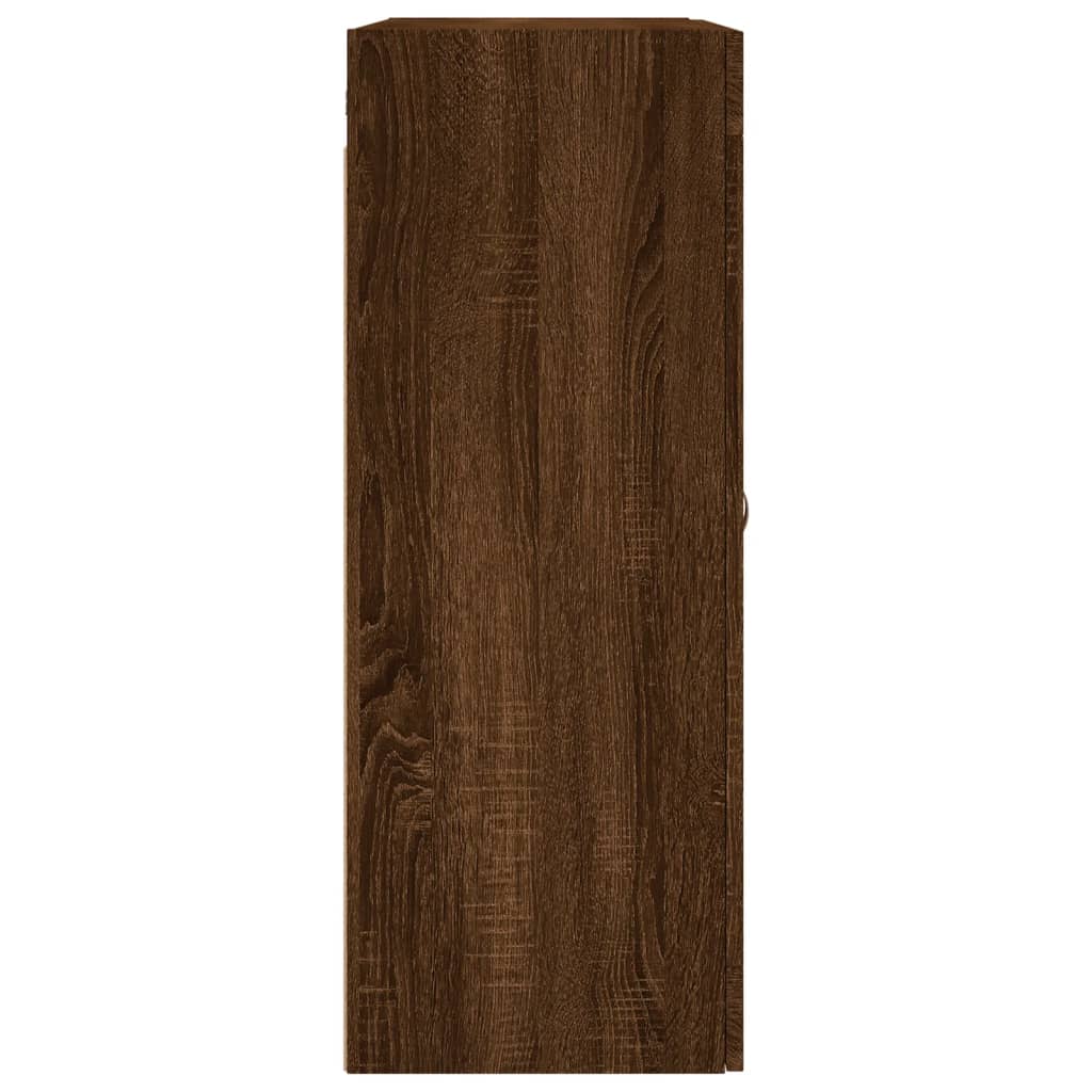 vidaXL Armoire murale chêne marron 69,5x34x90 cm