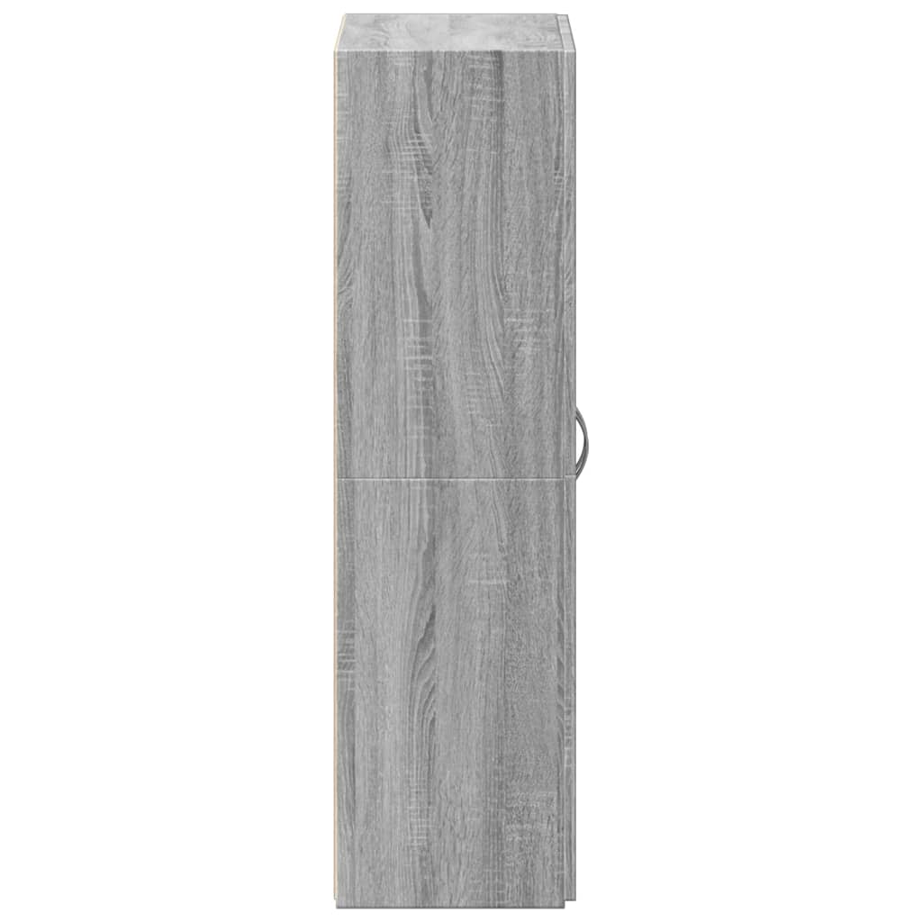 vidaXL Armoire de classement sonoma gris 60x32x115cm bois d'ingénierie