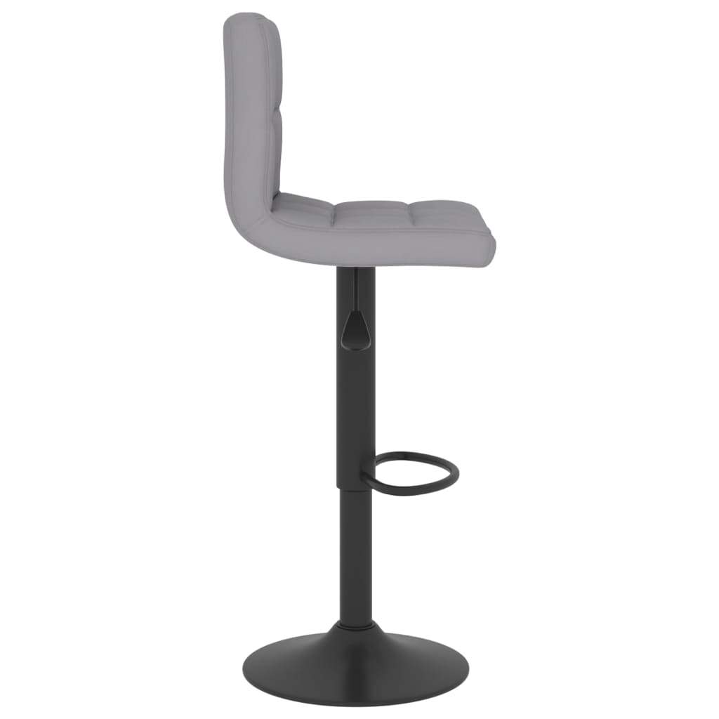 vidaXL Tabouret de bar Gris clair Tissu