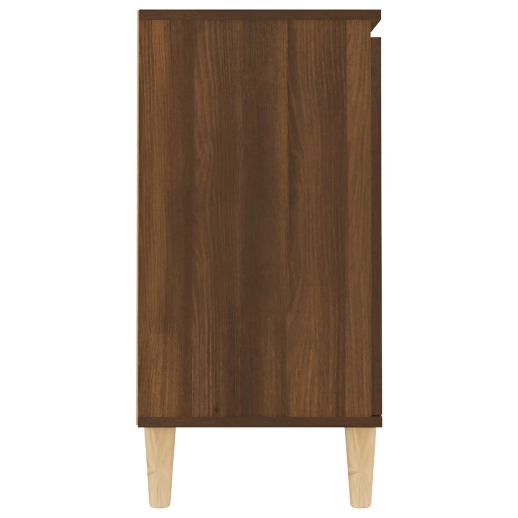 vidaXL Buffet Chêne marron 101x35x70 cm Bois d'ingénierie