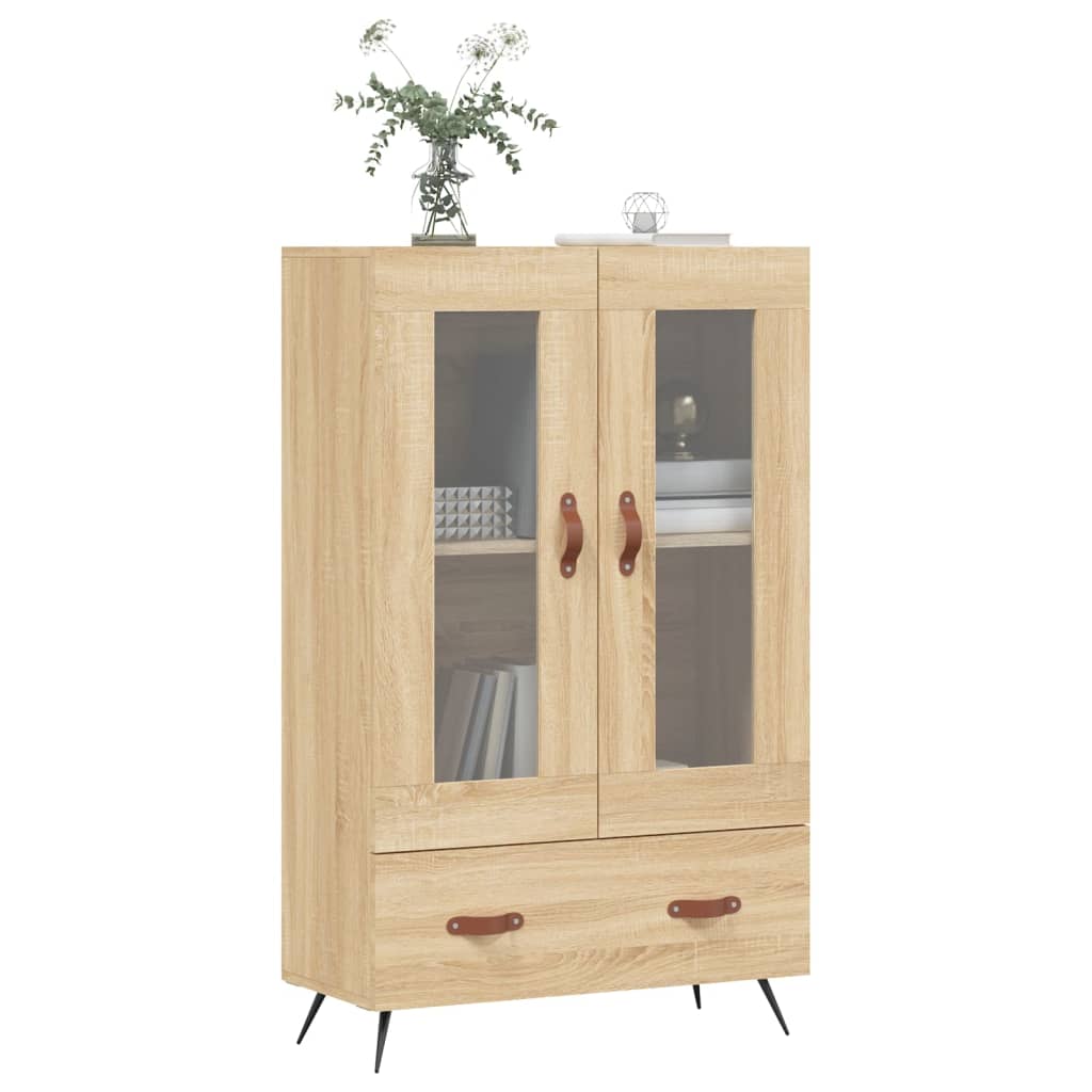 vidaXL Buffet haut chêne sonoma 69,5x31x115 cm bois d'ingénierie