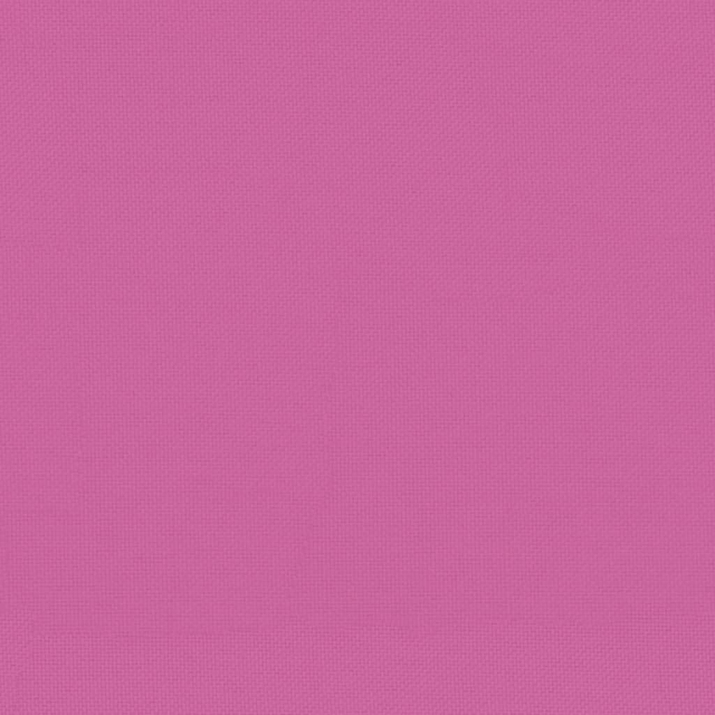 vidaXL Coussin de palette rose 60x61,5x10 cm tissu Oxford