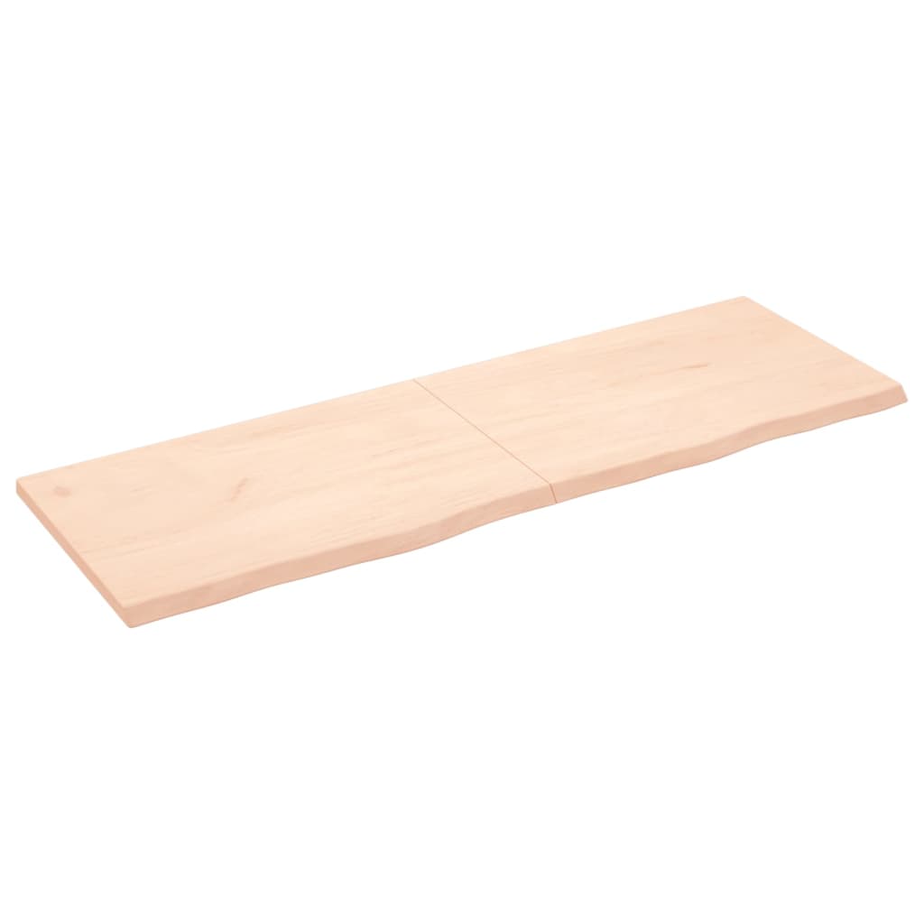 vidaXL Dessus de table 180x60x(2-4) cm bois de chêne massif non traité