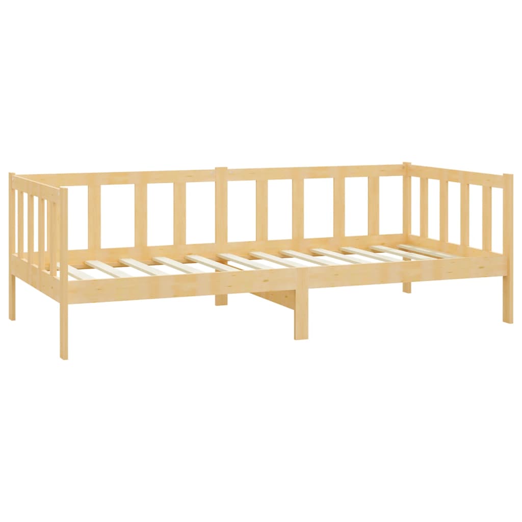 vidaXL Lit de jour sans matelas bois de pin massif 90x200 cm