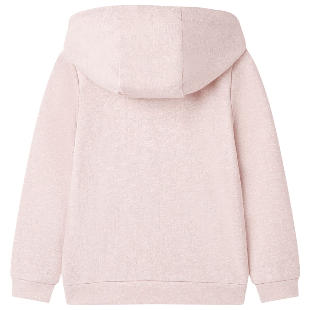 Sweatshirt à capuche avec fermeture éclair pour enfants 128