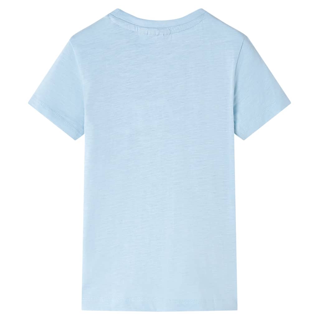 T-shirt pour enfants bleu clair 92